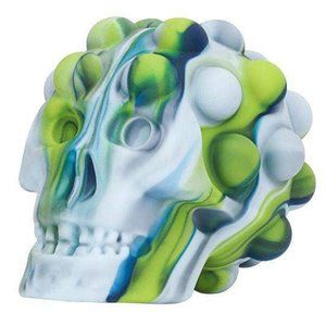 New Skull Decompression Squeeze Fidget Easter Ball Assorted